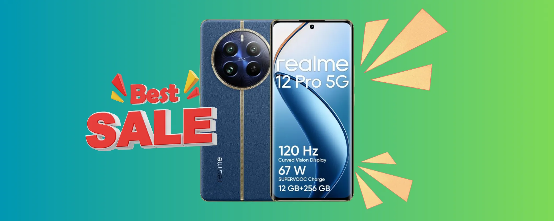 Smartphone Realme 12 Pro in sottocosto su Amazon: ultimissimi a disposizione