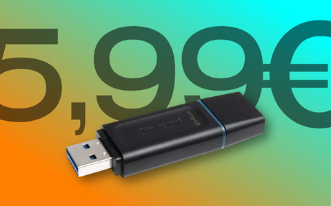 Amazon non si smentisce MAI: penna USB Kingston da 64GB a soli 5,99€ (-25%)