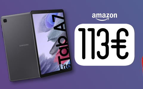 Samsung Galaxy Tab A7 Lite: a poco più di 110€ è un clamoroso affare!