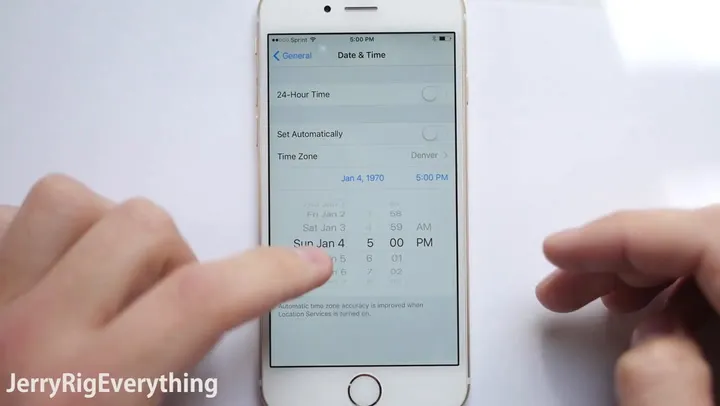 Bug iPhone 1970 - Soluzione Rapida