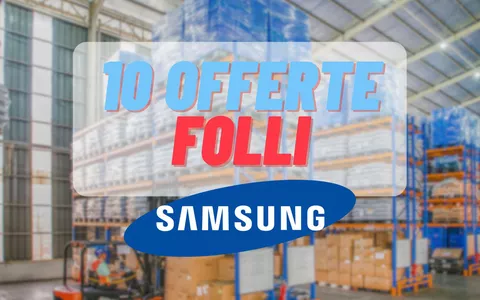 SCONTI FOLLI sui prodotti Samsung: risparmi fino a 500€ con queste 10 offerte