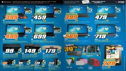 Saturn, online il volantino delle offerte di settembre