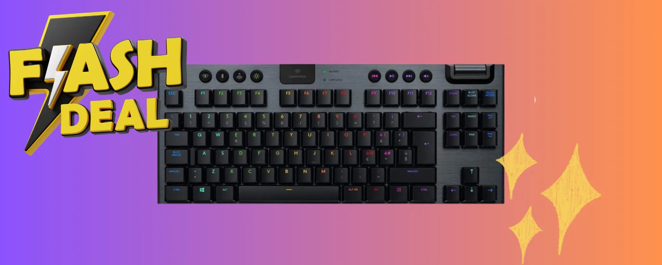 Tastiera da gaming Logitech in sottocosto: ancora per pochissimo su Amazon
