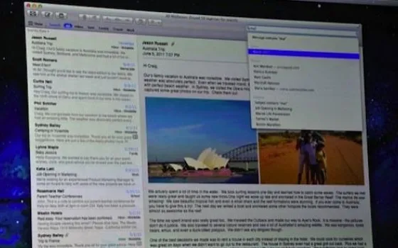 WWDC 2011: Ecco Mail di Mac OS X Lion