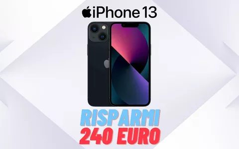 Oggi RISPARMI 240 EURO acquistando l'iPhone 13 su eBay
