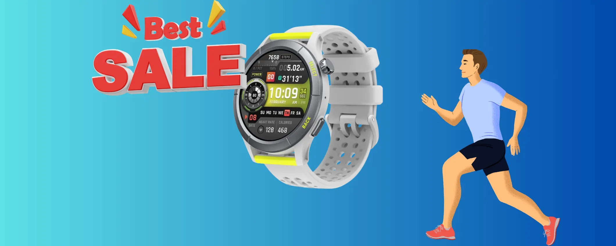 Runner Smartwatch Amazfit a quasi metà prezzo: lo sconto folle è del -47%