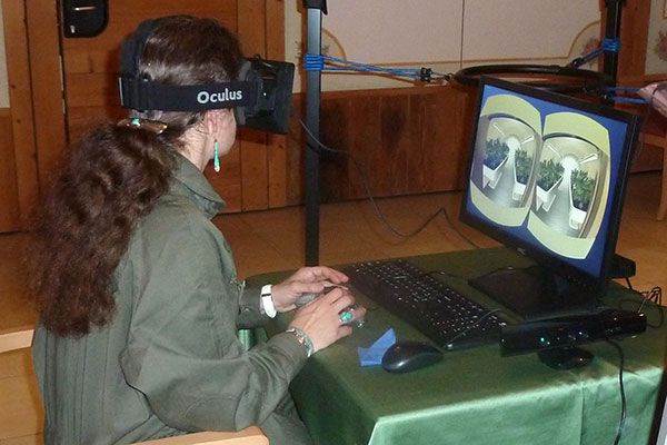Il visore Oculus Rift per la realtà aumentata impiegato nella missione V-ERAS
