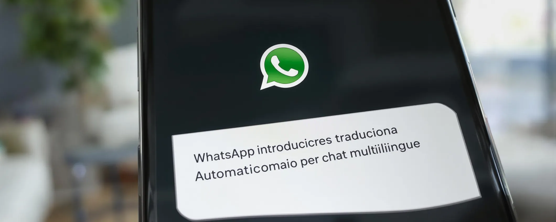 WhatsApp introduce traduzione automatica per chat multilingue