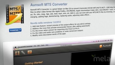 Come importare file AVCHD in Final Cut Pro X: Aunsoft MTS Converter