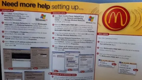WiFi al McDonald: guida per Windows e Mac