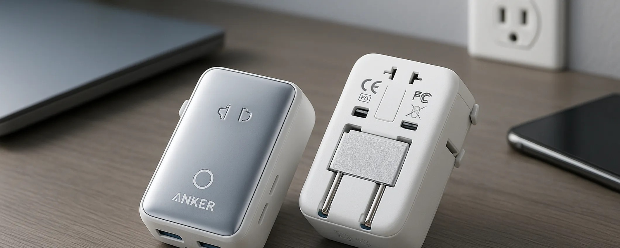 Solo 22€ per l'Adattatore da viaggio Anker Nano utilizzabile in più di 200 Paesi