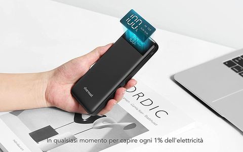 Caricabatterie portatile Charmast con LED digitale: OFFERTA LAMPO a 17€