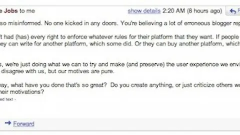 Porno, prototipi, Flash e approvazioni: un blogger litiga con Steve Jobs