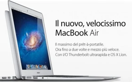 Lion, MacBook Air, Apple Thunderbolt Display e Mac Mini: le novità di oggi