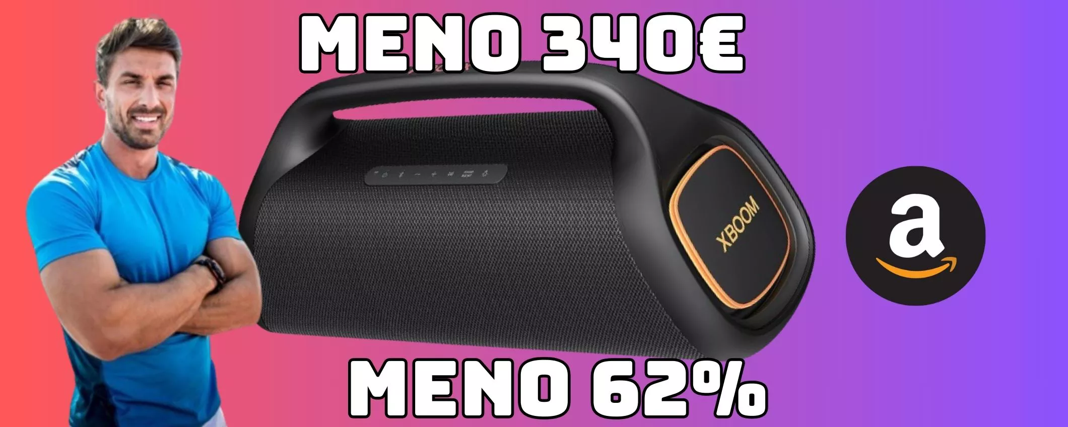 LG XBOOM Go XG9Q: la più potente delle maxi casse Bluetooth Premium con sconto esagerato MENO 340 euro!