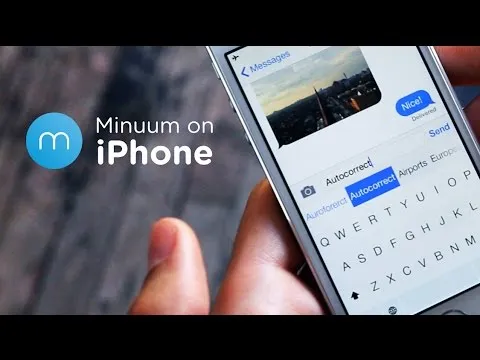 Frustrated by autocorrect? Try the Minuum Keyboard for iPhone