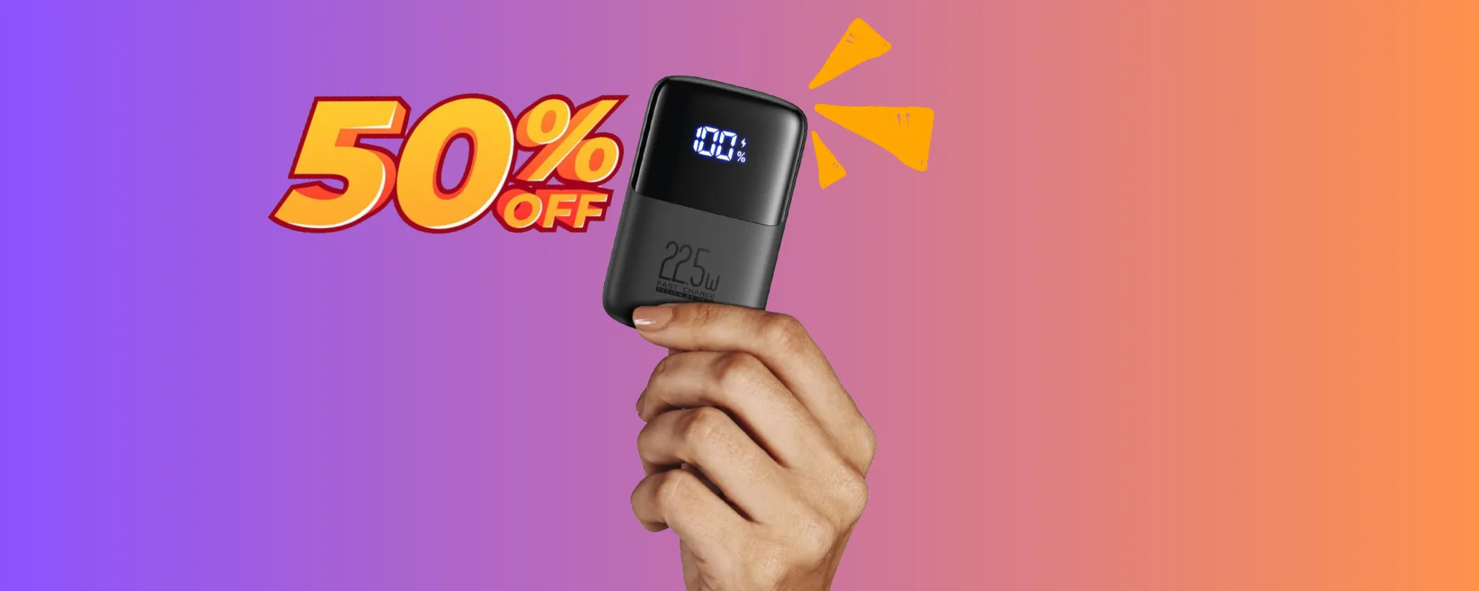 Mini Power Bank INIU a metà prezzo: applica il coupon e lo paghi solo 13€