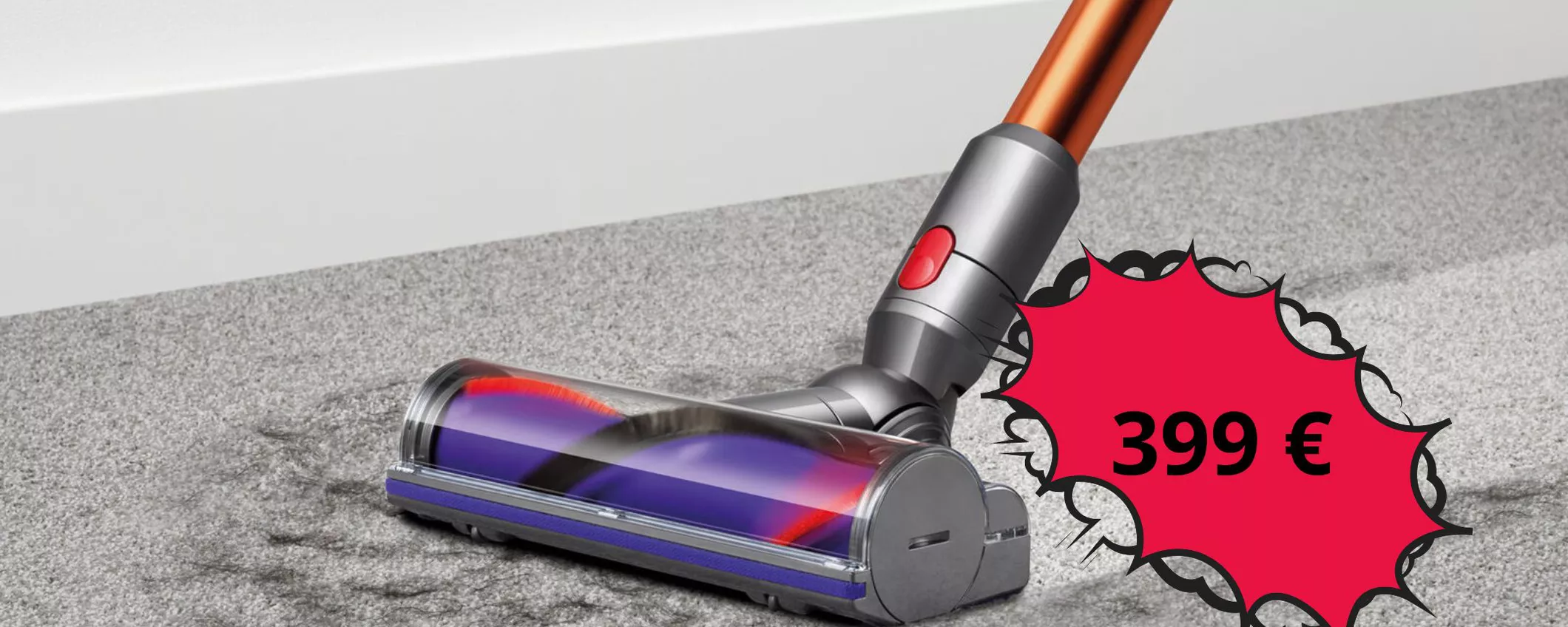 Cyclone di nome e di fatti: questa Aspirapolvere Dyson in OFFERTA aspira davvero di tutto sul pavimento!