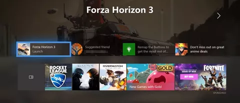 Xbox One, le novità dell'aggiornamento autunnale