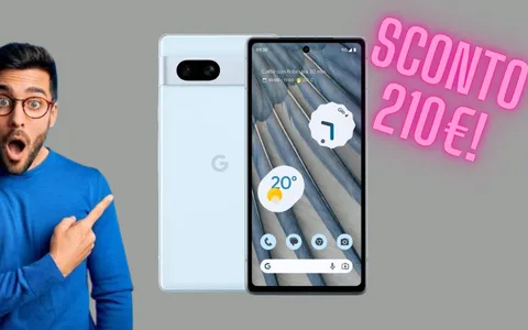 Google Pixel 7a: con l'offerta Amazon risparmi più di 200€