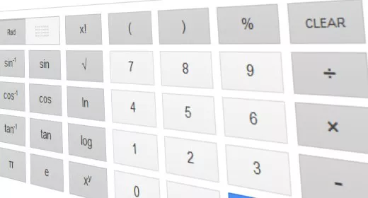 Google diventa una calcolatrice