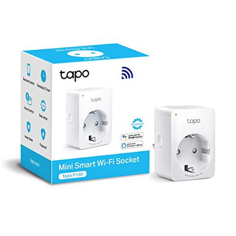 TP-Link Presa Wi-Fi Tapo P100, Smart Plug Compatibile con Alexa e Google Home