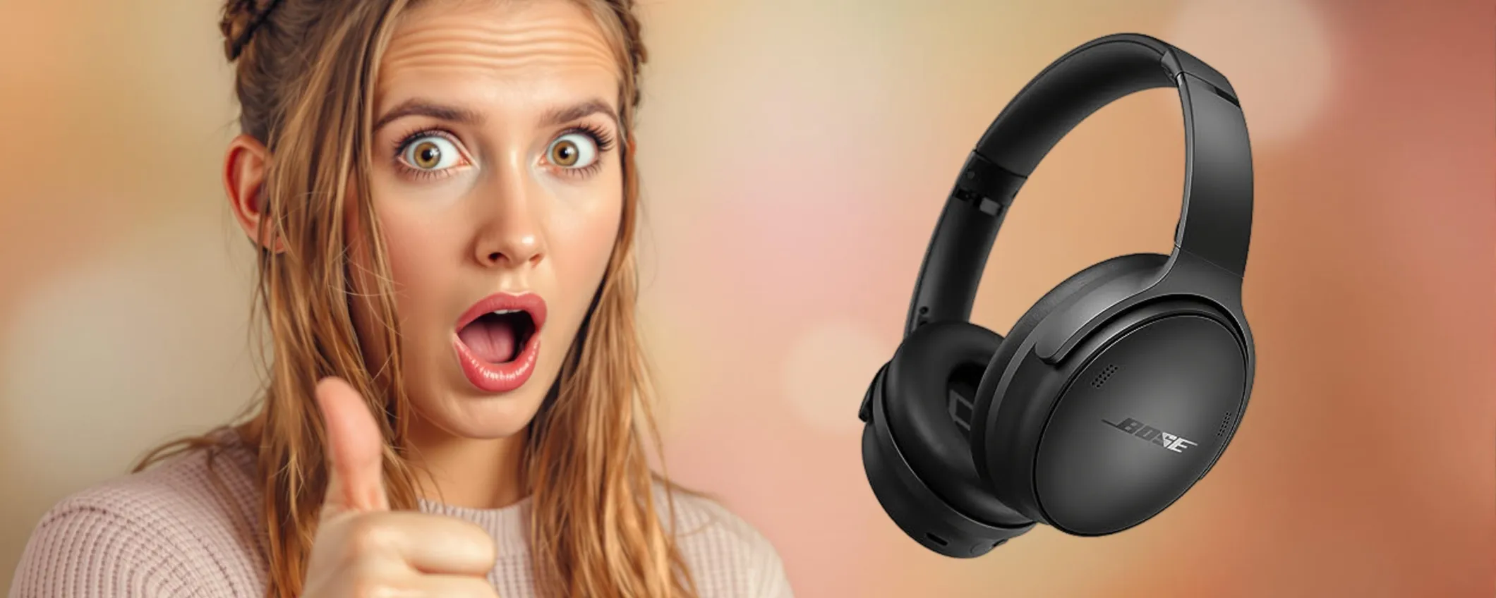 Cuffie Bose QuietComfort SC: il prezzo crolla al minimo storico