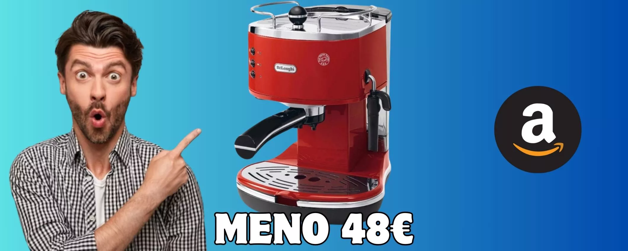 De'Longhi Icona Eco 311.R, espresso a casa come al bar! Lo sconto è esagerato! MENO 48 euro!