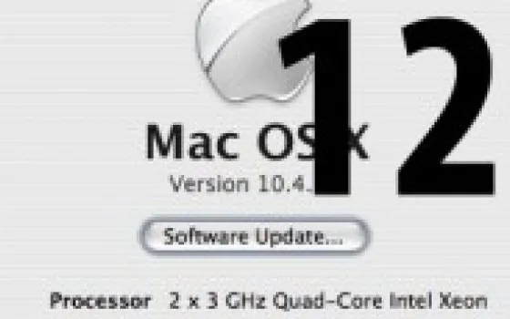 Mac OS X 10.4.12: in arrivo entro 2 settimane?
