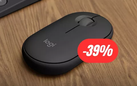 Mouse Logitech Pebble: leggero, sottile e funzionale, perfetto per casa e ufficio (-39%)