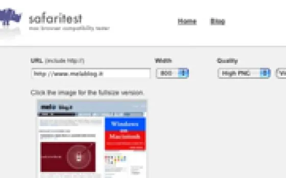 Safaritest: come si vede la vostra pagina in Safari?