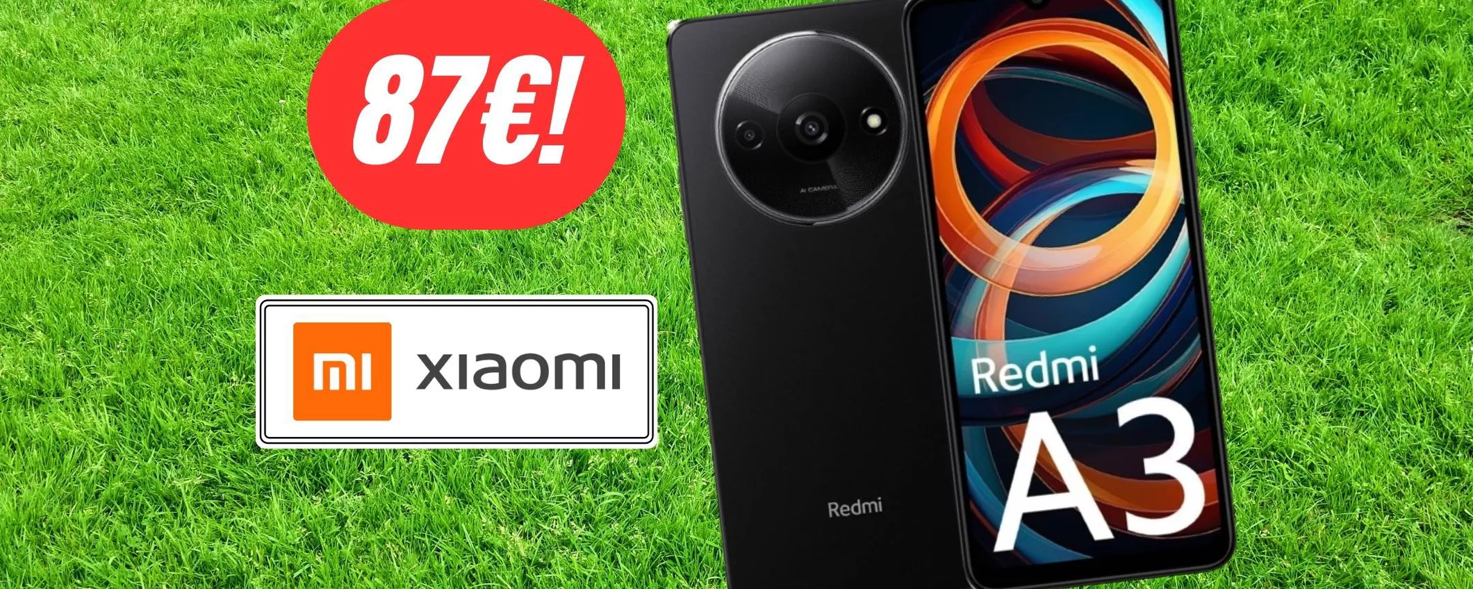 Questo smartphone Xiaomi (Redmi A3) costa solo 87€: AMAZON OUTLET