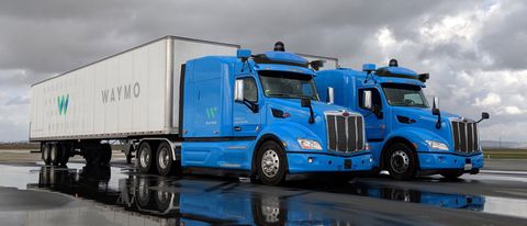 Il camion a guida autonoma di Waymo ad Atlanta