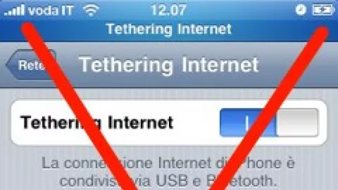 Niente tethering per i clienti Mobile Internet di Vodafone
