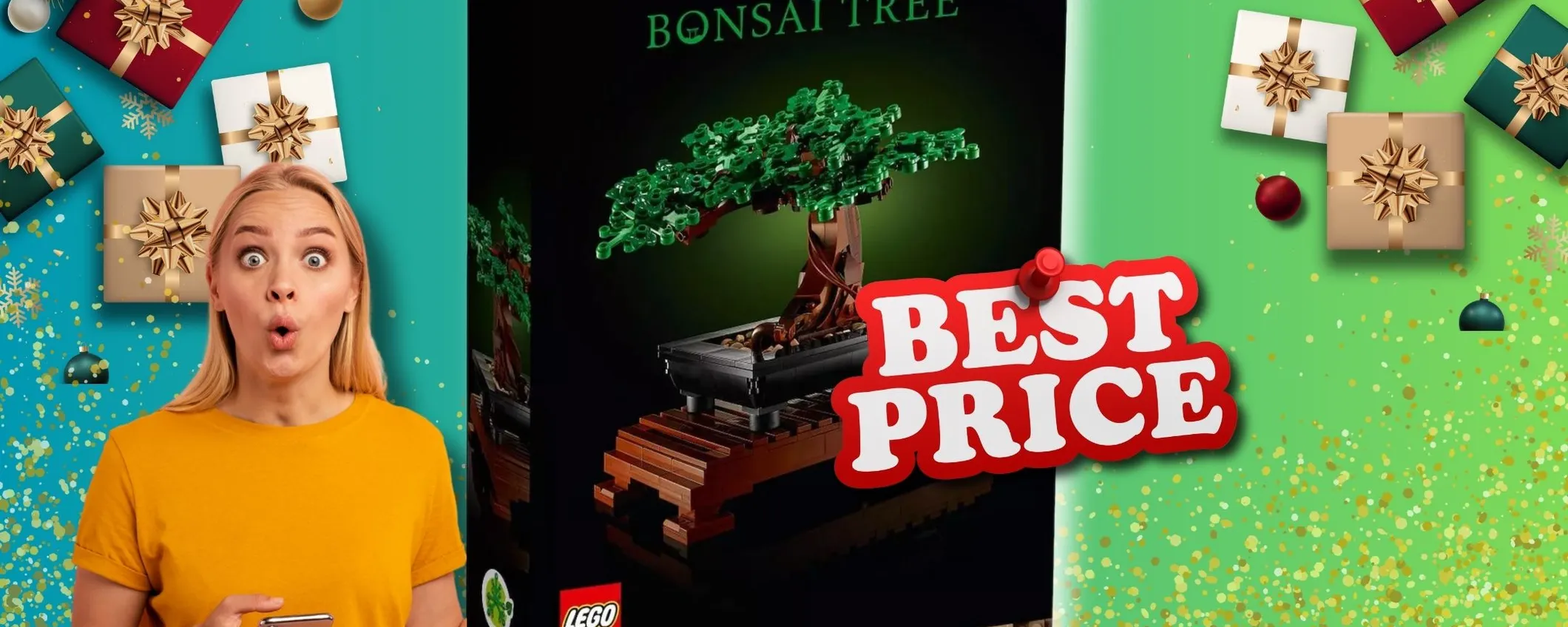 LEGO Botanica: l'albero Bonsai che arreda OGGI COSTA MENO