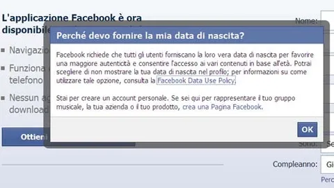Facebook sperimenta l'accesso agli under 13
