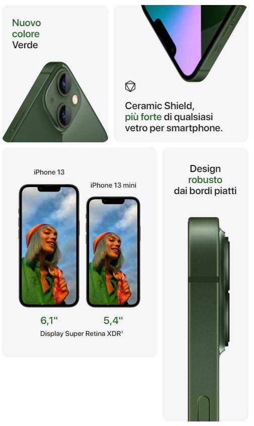 iPhone 13 Verde Specs