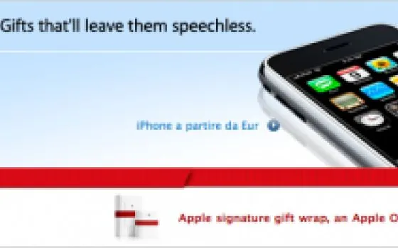 iPhone nella sezione Gift di Apple Store Italia (Aggiornato)