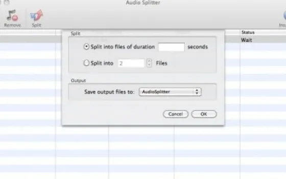 Audio Splitter, dividere grossi file audio in tracce MP3 o AAC
