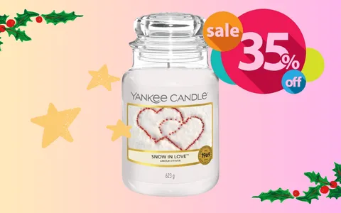 Profumatissima Candela in giara grande Yankee Candle a mini prezzo (-35%)