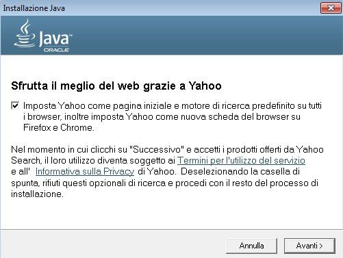 Yahoo su Java