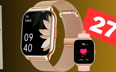 Regalati uno smartwatch completo con soli 27€ (Amazon)