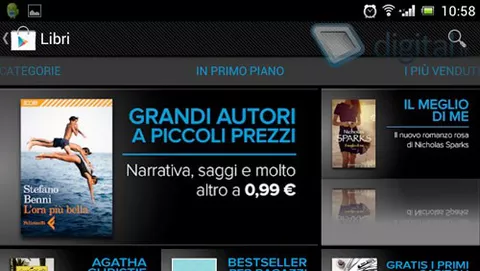 Google Libri, eBook per Android anche in Italia