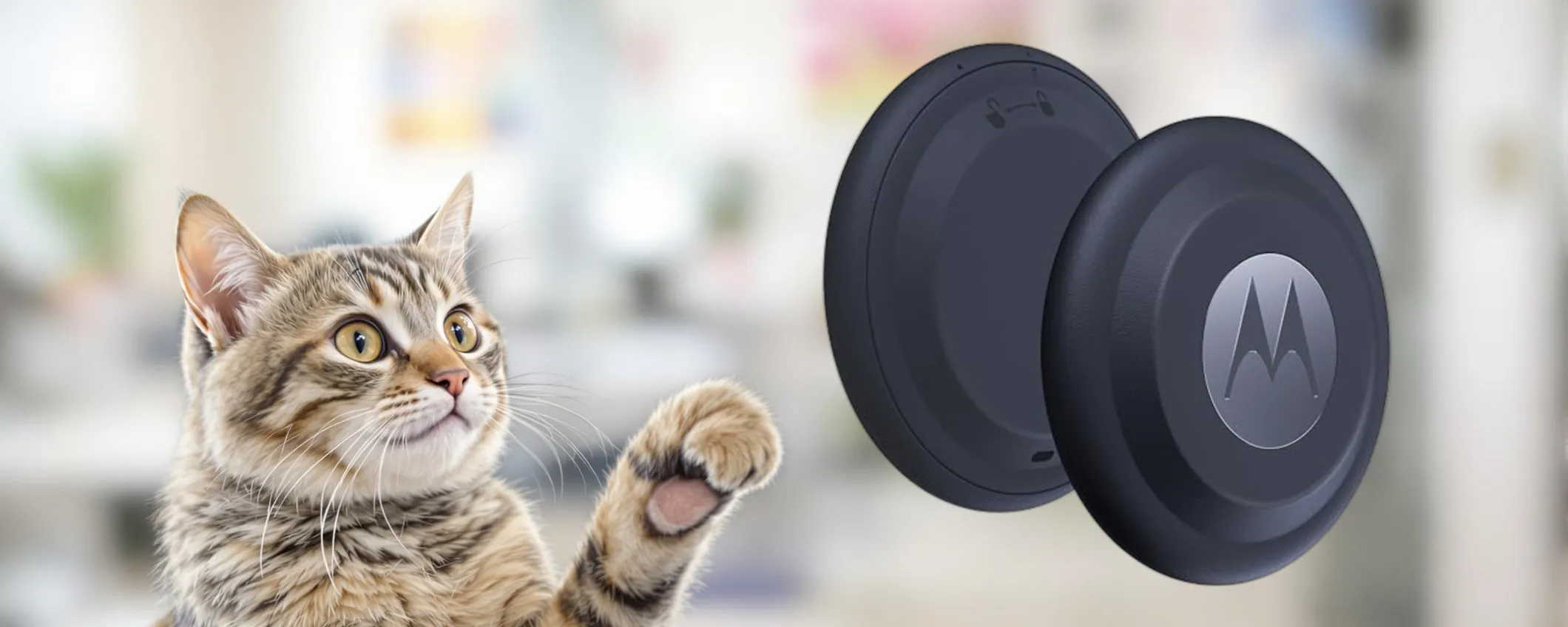 Localizza tutti i tuoi oggetti OVUNQUE tu sia con il Motorola Smart Tag a soli 29€
