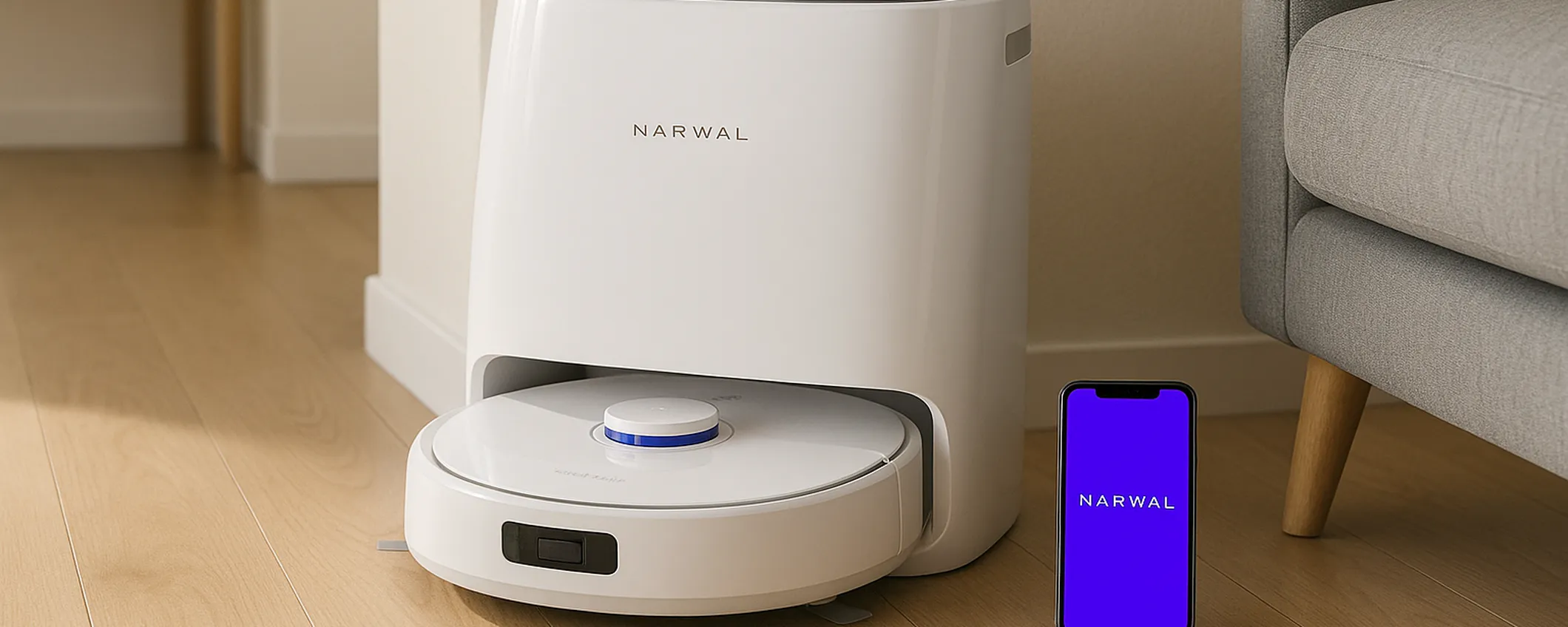 Pulizie senza stress con il Robot Aspirapolvere 2-in-1 NARWAL a quasi metà prezzo