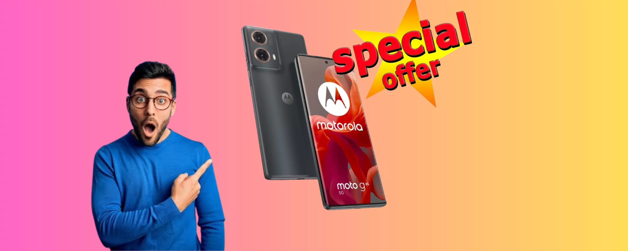 Motorola Moto G85 in svendita su eBay: applica il codice promo