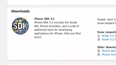 Apple rilascia la versione definitiva di iPhone SDK 3.2