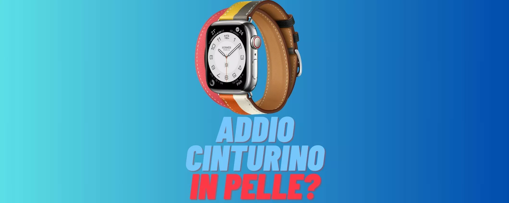 Apple starebbe per dire addio ai cinturini in pelle per Apple Watch