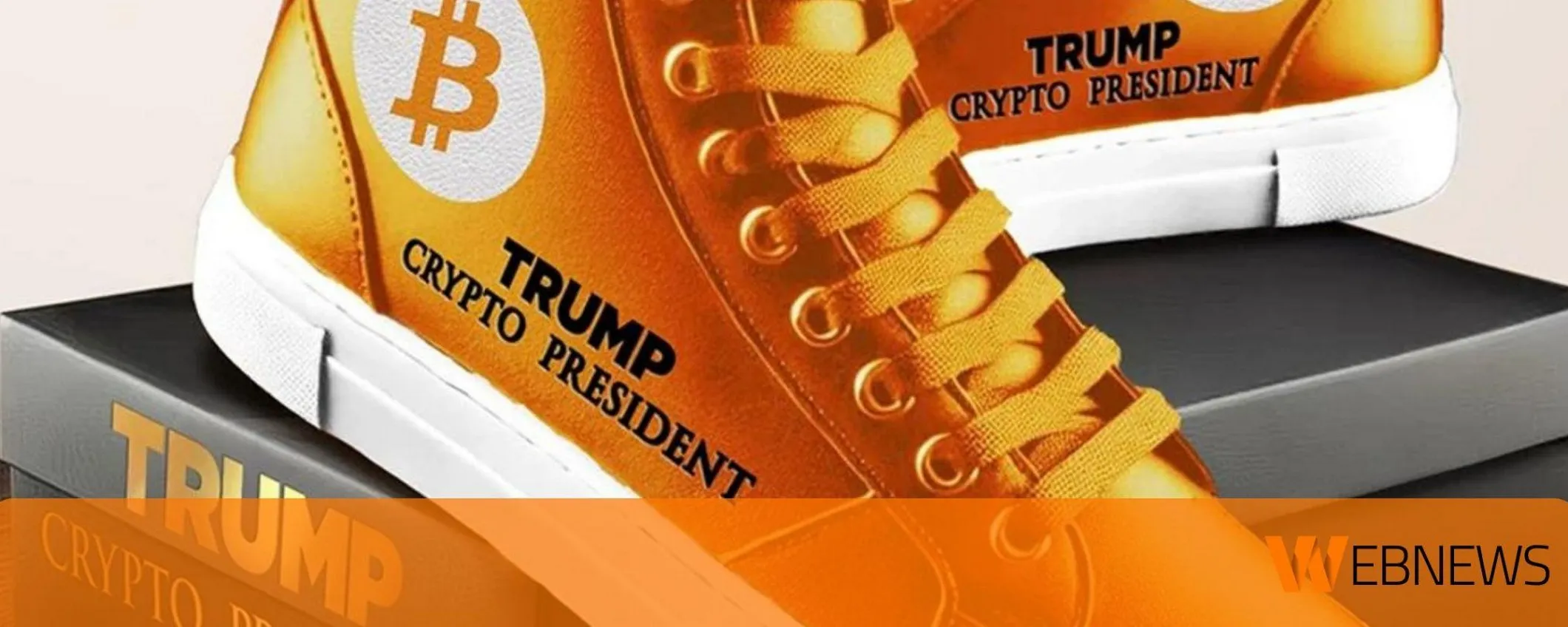 L’ultima mossa crypto di Donald Trump: ecco le sneaker 
