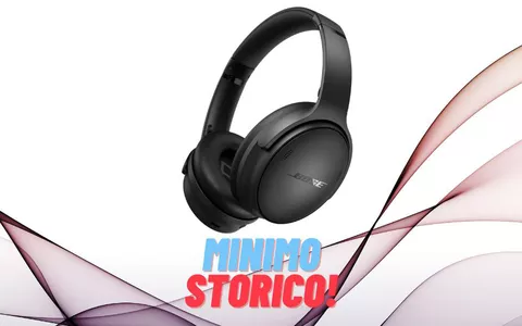 Bose QuietComfort, cuffie wireless al MINIMO STORICO (349,99€)